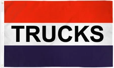 Trucks Flag 3x5ft Trucks Banner Sign Truck Dealership Bandera de Camions 