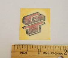 OLD SCHOOL bmx mtb  STICKER  GT nos rub on