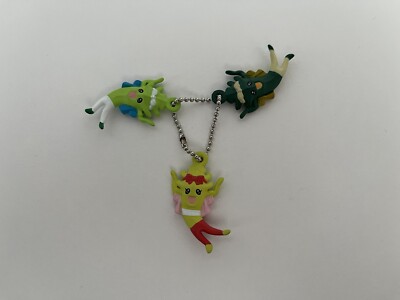 Yokai Uhr Swing Maskottchen Anhänger Schlüsselanhänger Algen-Kun Mekabu-chan Kelp-san 2015