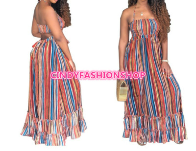 strapless loose maxi dress Britt Strapless Tie Back Maxi Dress Shop American Threads Women's Trendy Online Boutique Sky Blue / S