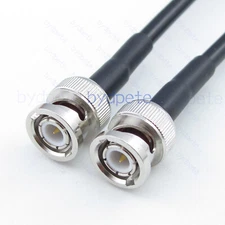 BNC male to BNC plug RG58 Coax Coaxial Cable Kable 50ohm RF for CCTV Camera lot