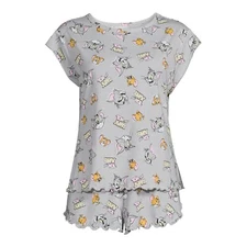 Warner Bros. Women's Tom and Jerry Sleep Pajama Set with Socks 3X (22W-24W)