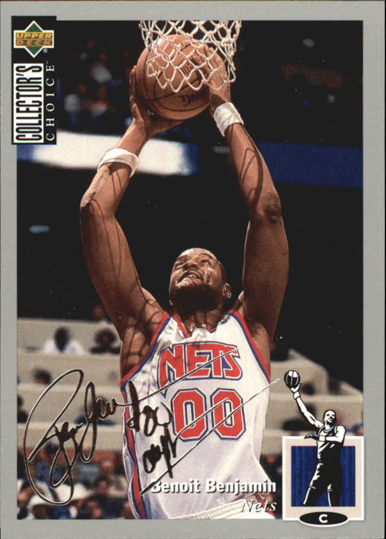 1994-95 Collector's Choice Silver Signature Basketball Card #300 Benoit Benjamin