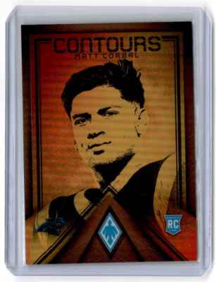 2022 Phoenix Contours Gold Matt Corral RC 37/50 Carolina Panthers #CT-17