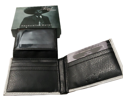 HOLLIDAY LEATHER【Black Zapata Billfold】