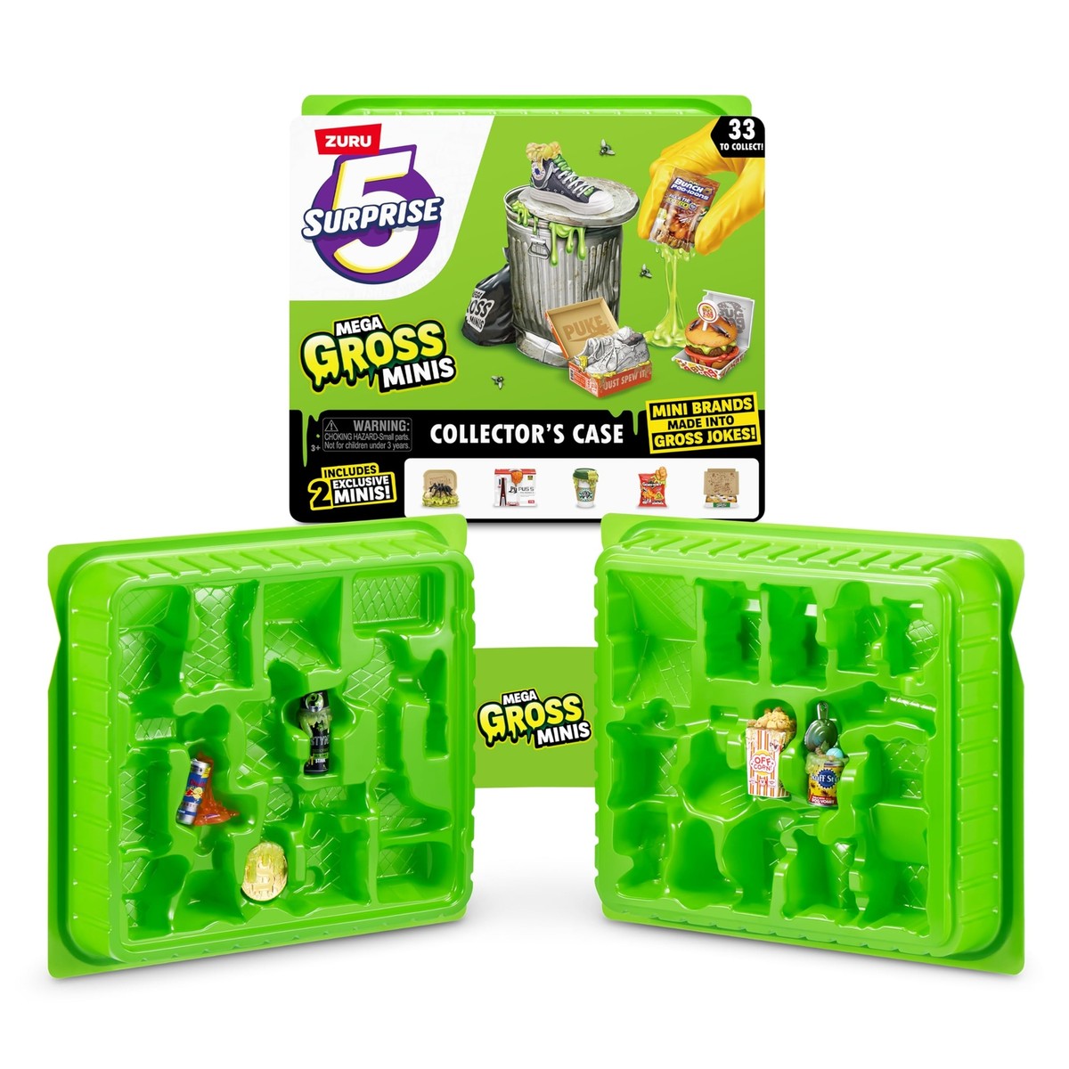Mega Gross Minis Collector Case with Exclusive Spit Coin and Stynx