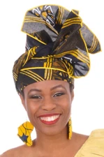 African Print Ankara Head wrap-DP3210H