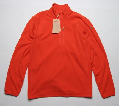 FjallRaven Ovik Lite Fleece Half Zip  (M) Flame Orange 12600243