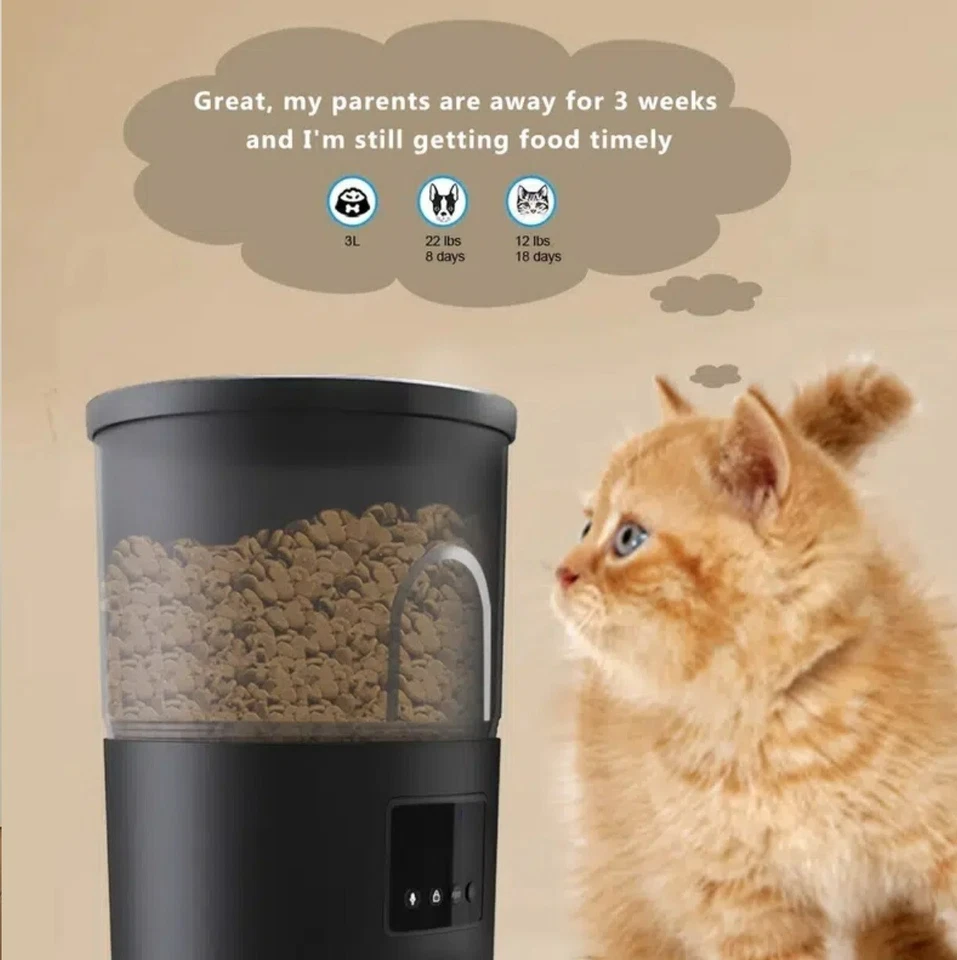 BEST SELLER WiFi Automatic Dog&Cat Feeder, Smart Feeder With App FREE SHIPPING - Image 2 of 4