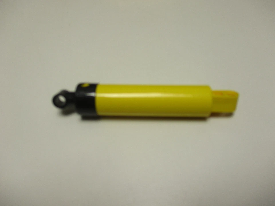 (D15) 4x Lego Technic 19467c01 Gelb Pneumatik Zylinder V2 2x11 42043 42053 42080 - Bild 3 von 4