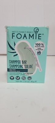Foamie Solid Shampoo Bar for Dry Hair - Aloe You Vera Much 2.8oz 