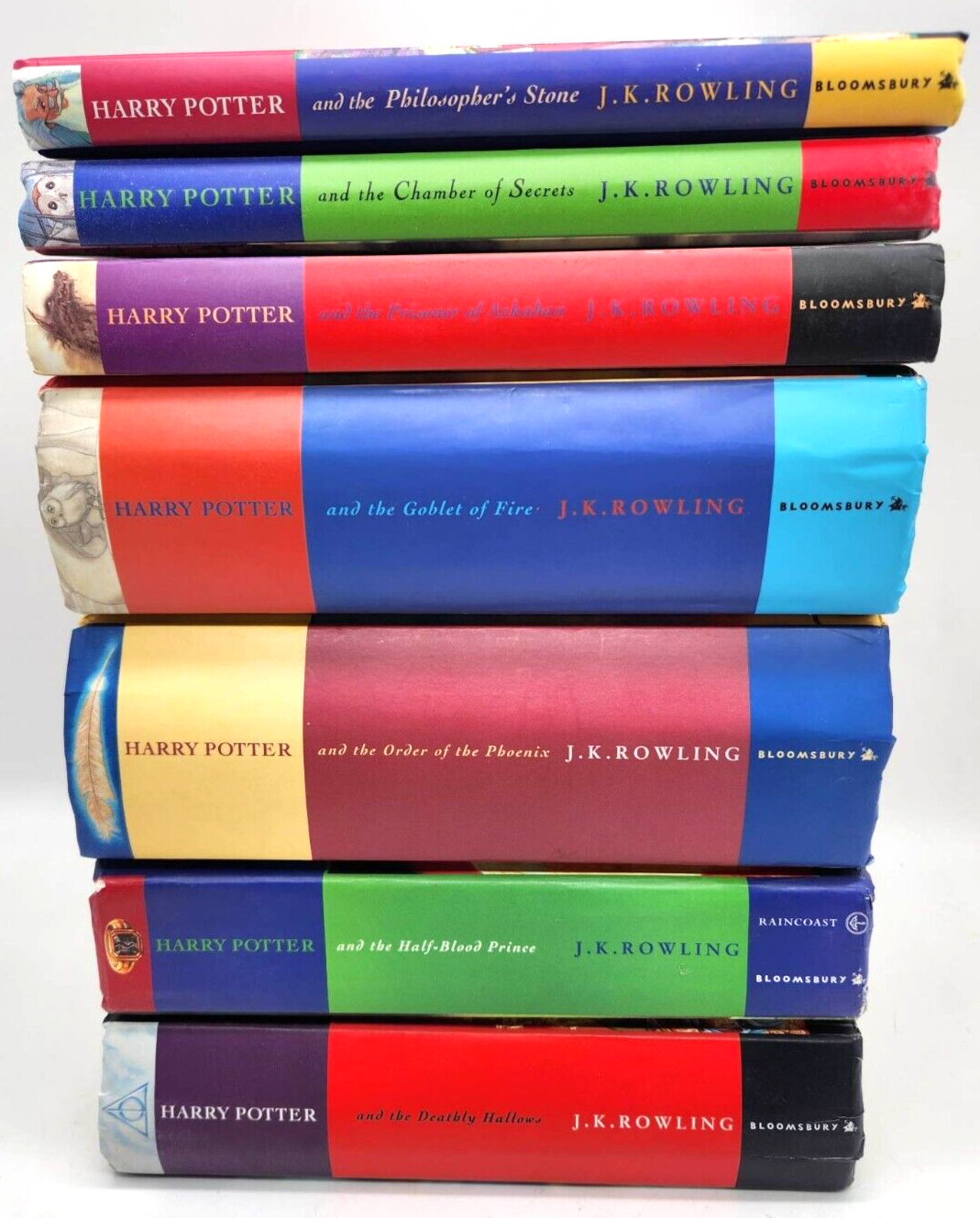 Harry Potter Book Set Bloomsbury ALL HARDBACK UK First Edition Complete 17 VG eBay