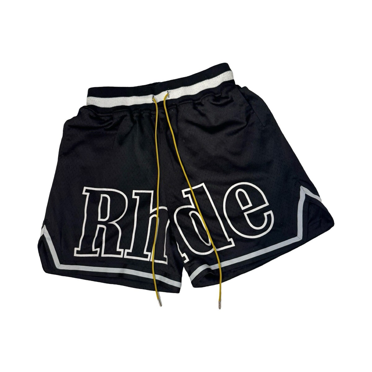 RHUDE COURT LOGO SHORTS MENS SIZE M