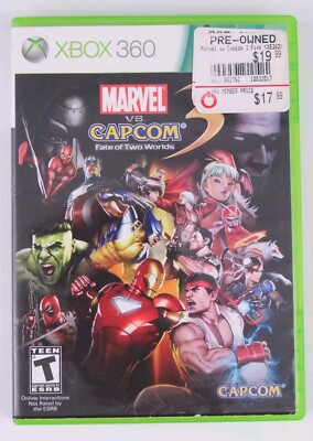 Marvel vs. Capcom 3: Fate of Two Worlds (Microsoft Xbox 360, 2011) Video Game