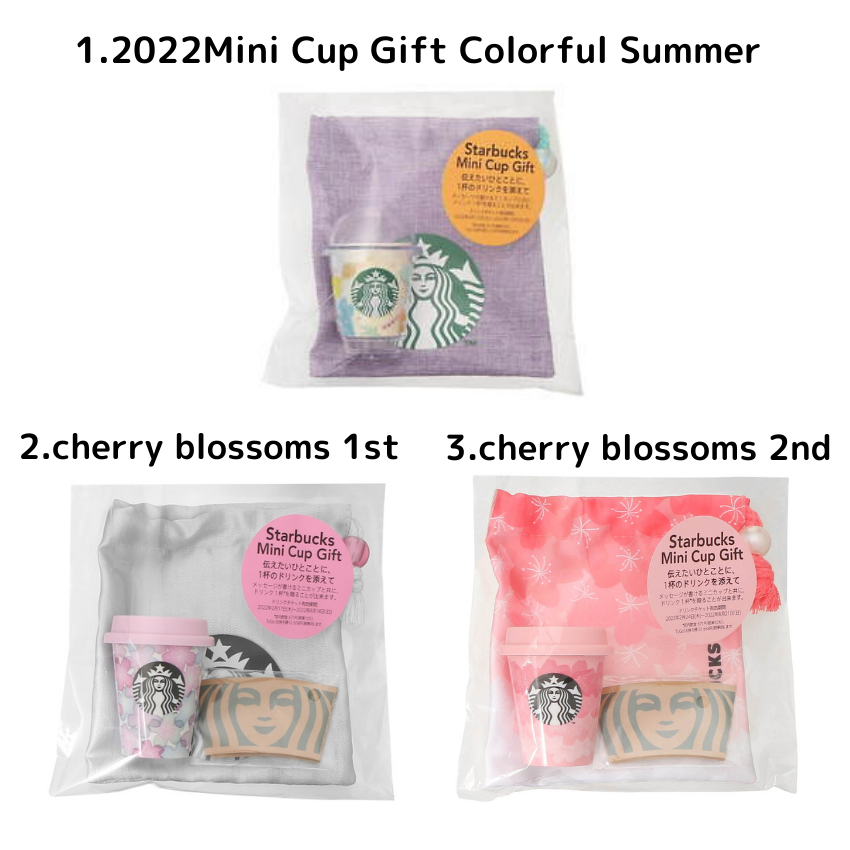NEW Starbucks Mini Gift Cup 2022 Japan Spiring Summer / Cherry