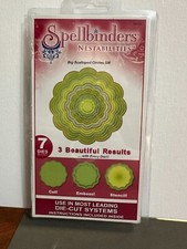 Spellbinders Nestabilities  Big Scalloped Circles SM Emboss Stencil Dies A3