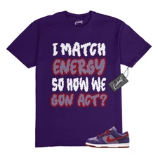 Dunk Plum Daybreak Barn Purple Red 2024 T Shirt to Match MATCH