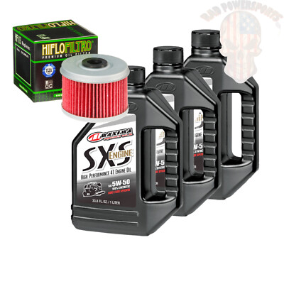 Oil Change Kit For 1993 Honda TRX300FW Fourtrax 4X4 Maxima SXS Synthetic 5W-40