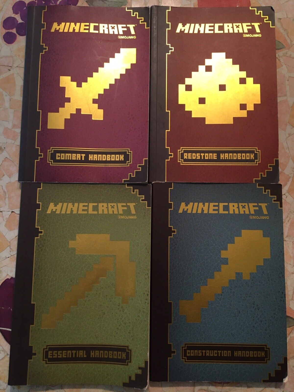 Minecraft Redstone and Essential Handbook Pair Two Official Mojang Books  9780545685153