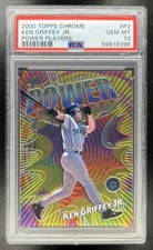 2000 Topps Chrome Ken Griffey Jr. Power Players #P2 Mariners PSA 10 GEM MINT