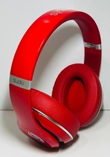 Beats Studio 2 WIRED Over Ear Headphones Noise Cancelling RED W/ CASE