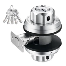 Twist to Lock Deadbolt Lock Without Any Keys with Anti-Mislock Button Front D...