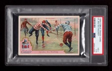 PSA 3.5 CIBILS ICE HOCKEY 1884 Victorian Trade Card