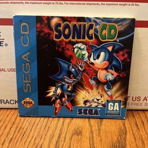Sonic CD (Sega CD, 1993) NFR Not For Resale Version Tested