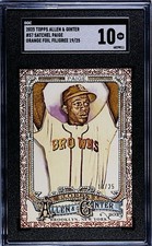 Satchel Paige Orange Parallel /25 2025 Topps Allen & Ginter 1:11000 Packs SGA 10