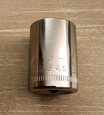 Craftsman 13mm Socket 6 Point 38 Drive G 43545 Bottom Knurl