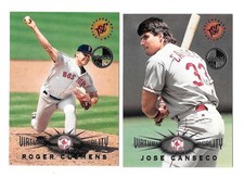 1995 Stadium Club Members Only Virtual Reality - BOSTON RED SOX Team Set