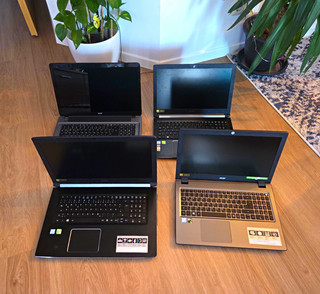 4X Acer Aspire Laptop Konvolut Als defekt ( 3x Alte Gaming ) Ab 1€