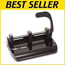 Heavy Duty Adjustable Hole Punch, 32-Sheet Capacity