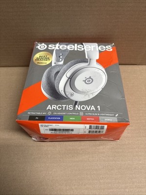 SteelSeries Arctis Nova 1 Over-Ear Gaming Headset - White