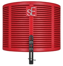 Se Electronics RF-X RB Acoustic Treatment Filter Isolation Shield in Red/Black