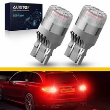 1 Pair AUXITO 7440 7443 Red LED Bulbs 3020SMD Beads Tail Lights Brake Stop Lamps