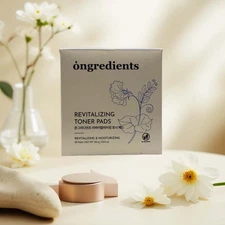 Exfoliating & Balancing | Toner Pads by Ongredients – 60 pads