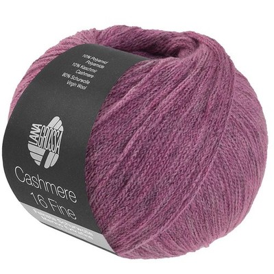 Wolle Kreativ! Lana Grossa - Cashmere 16 Fine Fb. 63 erikarot 50 g