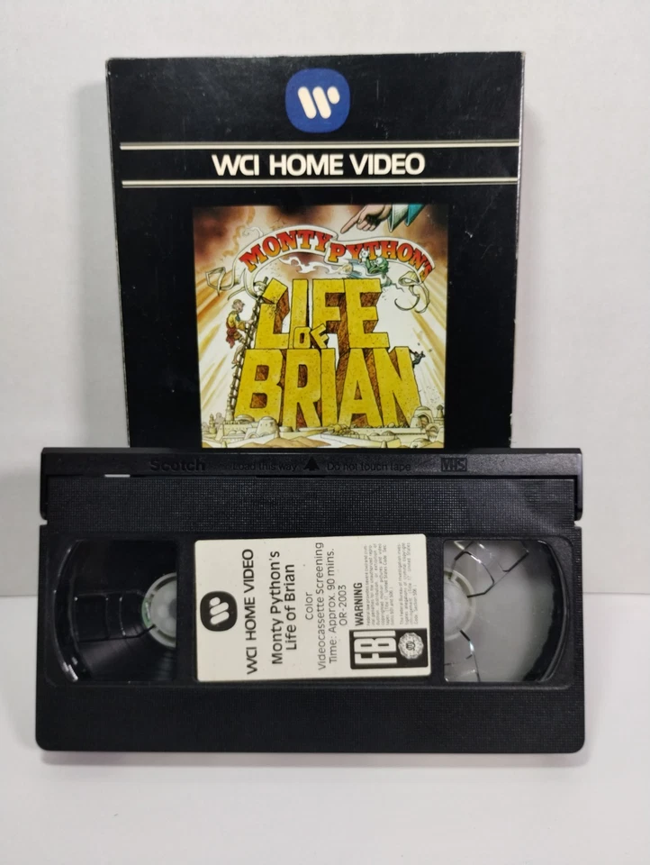 Monty Python's Life Of Brian (1979) WCI Warner Home Video Box 1980 VHS - Image 3 of 4