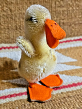 Sweet Old STEIFF Sm 60's Yellow Duck Excellent 3250/10 Mohair Plush NoTags