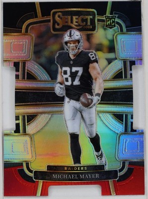 2023 Panini Select - Concourse Michael Mayer #57 Black & Red Prizm