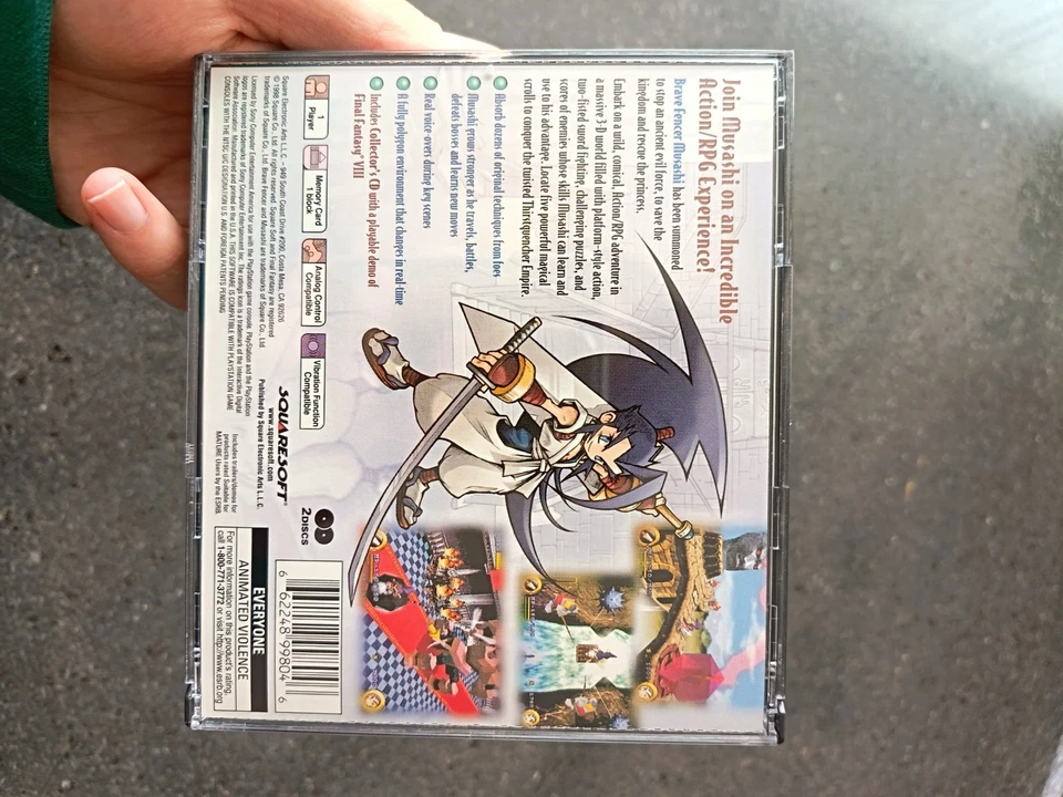 Brave Fencer Musashi (Sony PlayStation 1 PS1 PSX, 1998) - Immagine 4 di 4