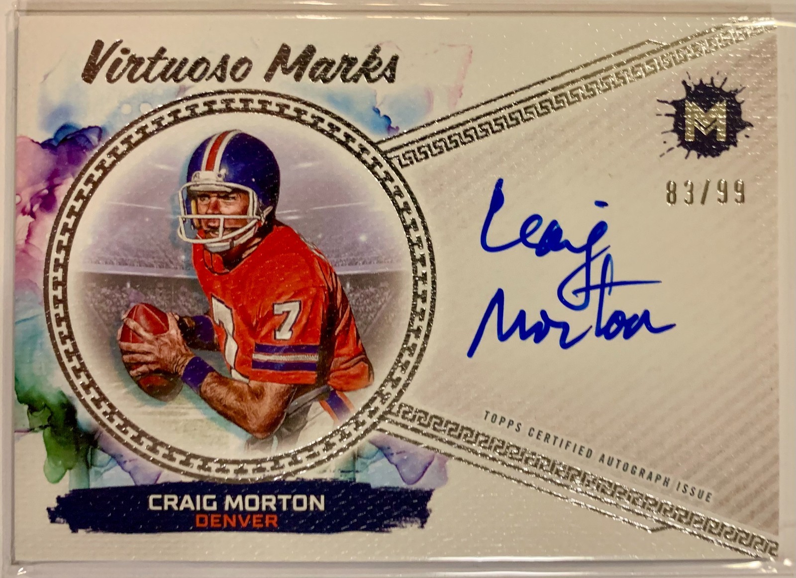 CRAIG MORTON 2023 TOPPS MOTIF VIRTUOSO MARKS AUTOGRAPH AUTO /99