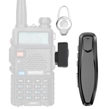 Wireless Headset Bluetooth Earpiece with Charger for Baofeng UV-5R Two Way Radio