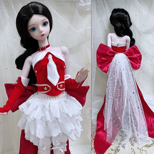 Handmake Elegant Pumpkin Dresses for 1/3 1/4 1/6 BJD 30/45/60cm Dolls