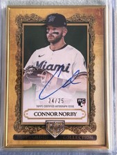 Connor Norby [Emerald] #GOG-CN /25 2025 Topps Gilded Collection Gallery of Gold