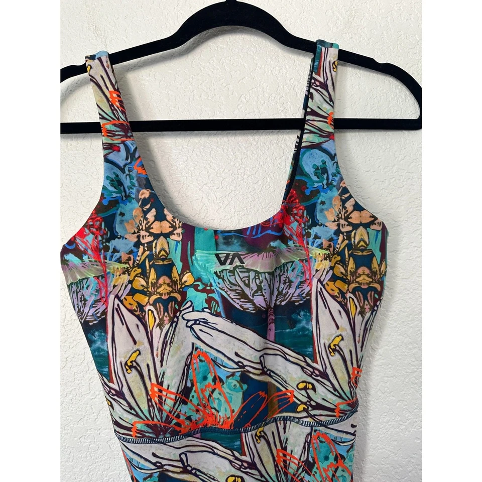 RVCA Feminino Sage Essential Unitard Tamanho Pequeno - Imagem 3 de 4