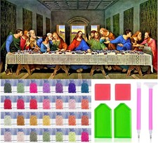 DIY 5D Full Square Diamond Painting by Number Kits for Adults, Diamond Painting