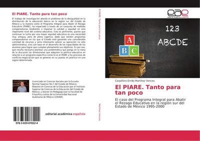 El PIARE. Tanto para tan poco Carpóforo Emilio Martínez Vences