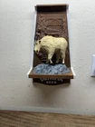 Vintage OLYMPIA Beer Wall Mount Sign Wildlife Series 3D ~ Mountain Goat Figure